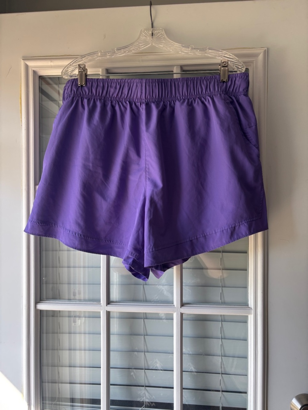 Athletic Works Purple Women's Athletic Shorts